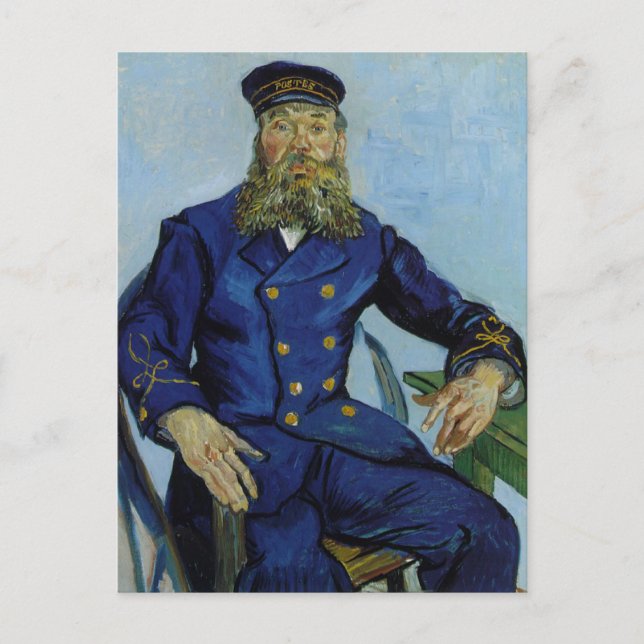 The Postman Joseph Roulin by Vincent van Gogh Postcard (Front)