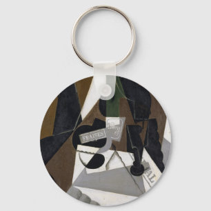 The Pot of Strawberry Jam, 1917 (oil on plywood) Key Ring
