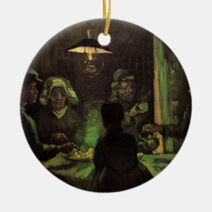 The Potato Eaters by Vincent van Gogh Ceramic Ornament