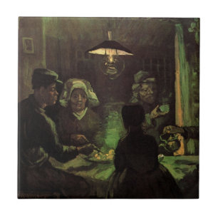 The Potato Eaters by Vincent van Gogh Ceramic Tile