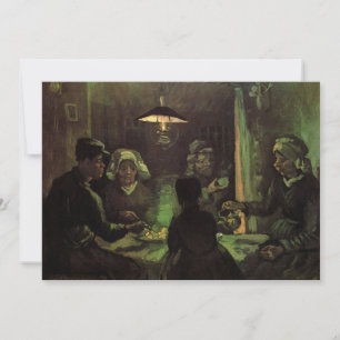 The Potato Eaters by Vincent van Gogh Invitation