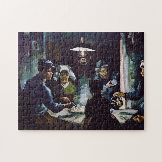 The Potato Eaters by Vincent Van Gogh Jigsaw Puzzle (Horizontal)