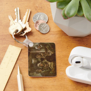The Potato Eaters by Vincent van Gogh Key Ring