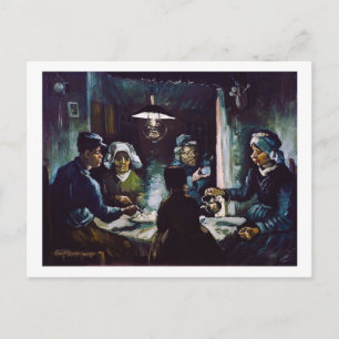 The Potato Eaters by Vincent Van Gogh Postcard