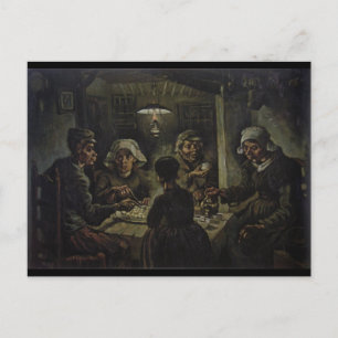 The Potato Eaters Postcard