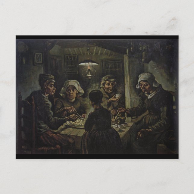 The Potato Eaters Postcard (Front)