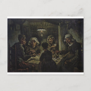 The Potato Eaters - Vincent Van Gogh (1885) Postcard