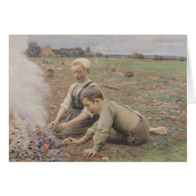 The Potato Gatherers, 1898 (Front Horizontal)