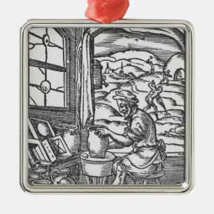 The potter, 1574 metal ornament