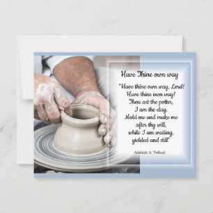 The Potter at work Card