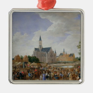 The Potters' Fair at Ghent Metal Tree Decoration