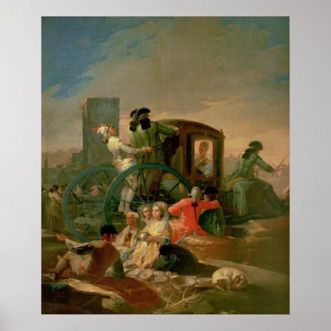 The Pottery Vendor, 1778 Poster (Front)