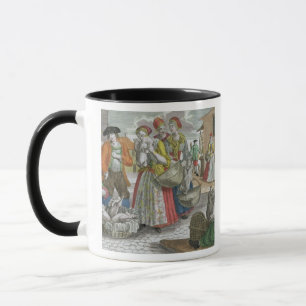 The Poultry Market (coloured engraving) Mug