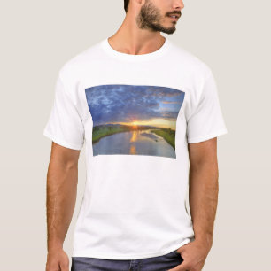The Powder River catches last light in Custer T-Shirt