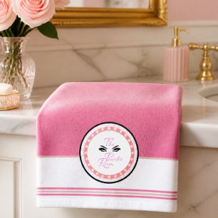 The Powder Room (Pink) Hand Towel