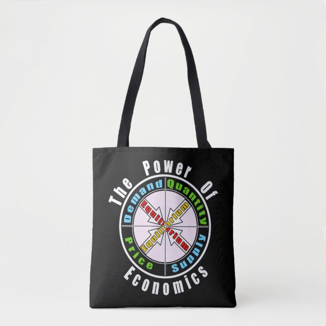 The power of economics  tote bag (Front)