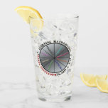 The power of mathematics  glass<br><div class="desc">Illustrates the importance of mathematics together with fun,  for  knowledge power in life.</div>