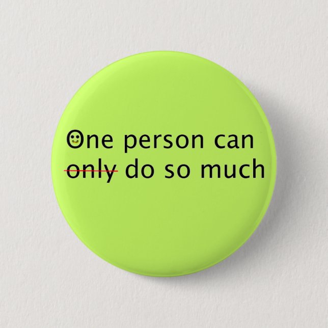 The Power of Me 6 Cm Round Badge (Front)