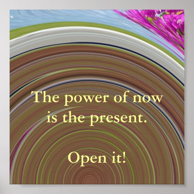 The Power of now Poster (Front)