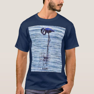 The Power Of One Solitary Bird Acrylic Art T-Shirt
