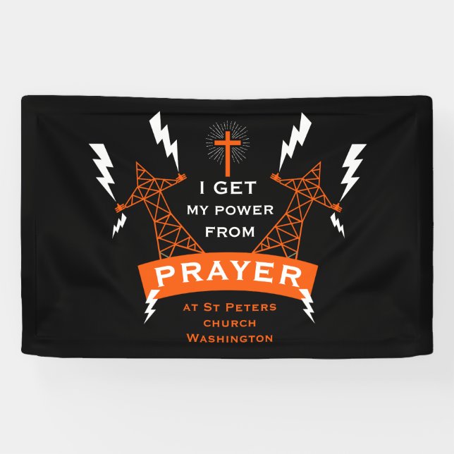 The Power Of Prayer Banner (Horizontal)