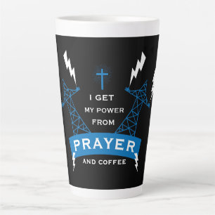 The Power Of Prayer Latte Mug