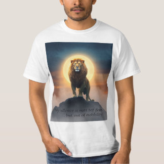 The Power of Silence – Strength with Serenity T-Shirt