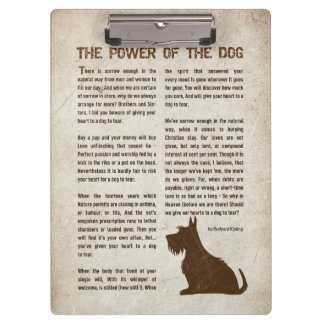 The Power of the Dog Poem - Rudyard Kipling  Clipboard