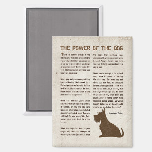 The Power of the Dog Poem - Rudyard Kipling Magnet