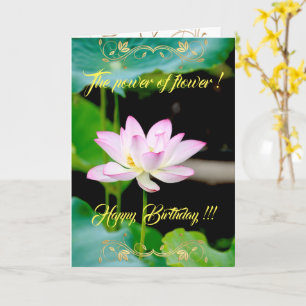 The Power of the Flower Card