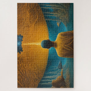 The Power of the Mind piercing the bubble Jigsaw Puzzle