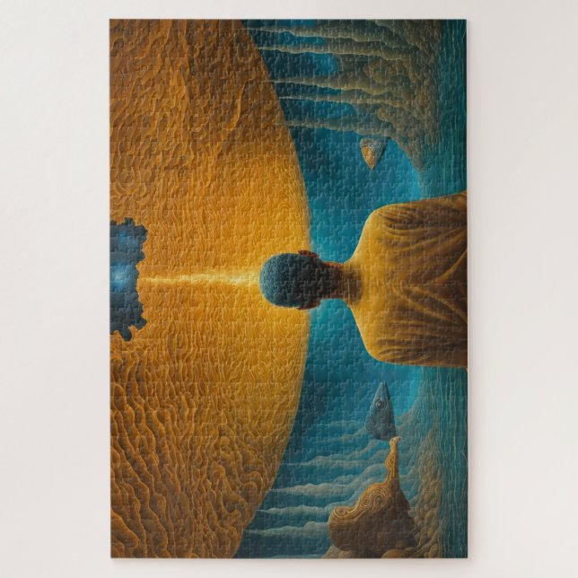 The Power of the Mind piercing the bubble Jigsaw Puzzle (Vertical)