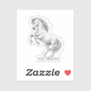 The Power of the Stallion Majestic Horse Graphic