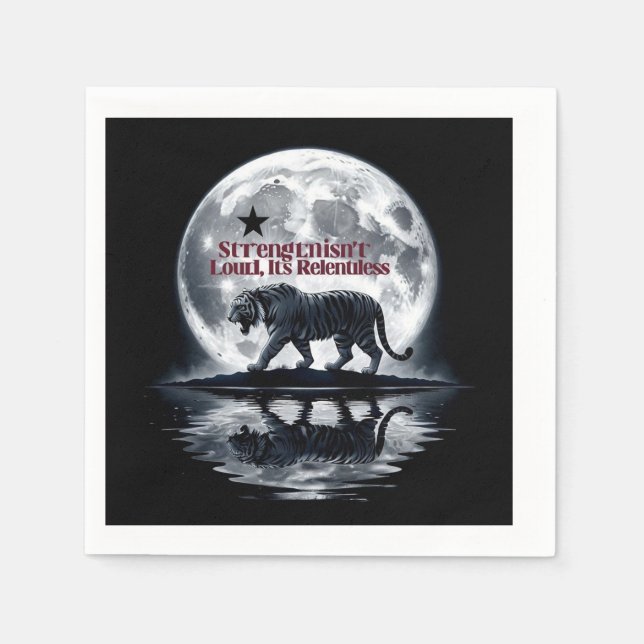 The Power of the Tiger Napkin (Front)