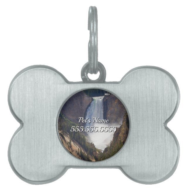 The Power Of Yellowstone Pet Name Tag (Front)