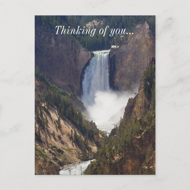 The Power Of Yellowstone Postcard (Front)