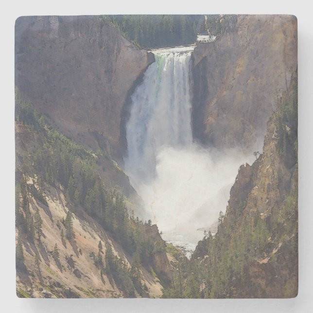 The Power Of Yellowstone Stone Coaster (Front)