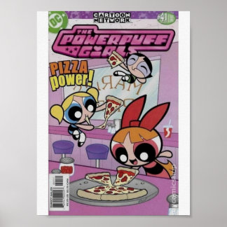 The Power-Puff Girls Comic Poster