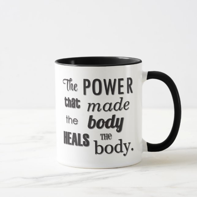 The Power That Made The Body Chiropractic Mug (Right)