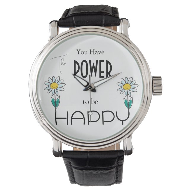 THE POWER TO BE HAPPY E-WATCH WATCH (Front)