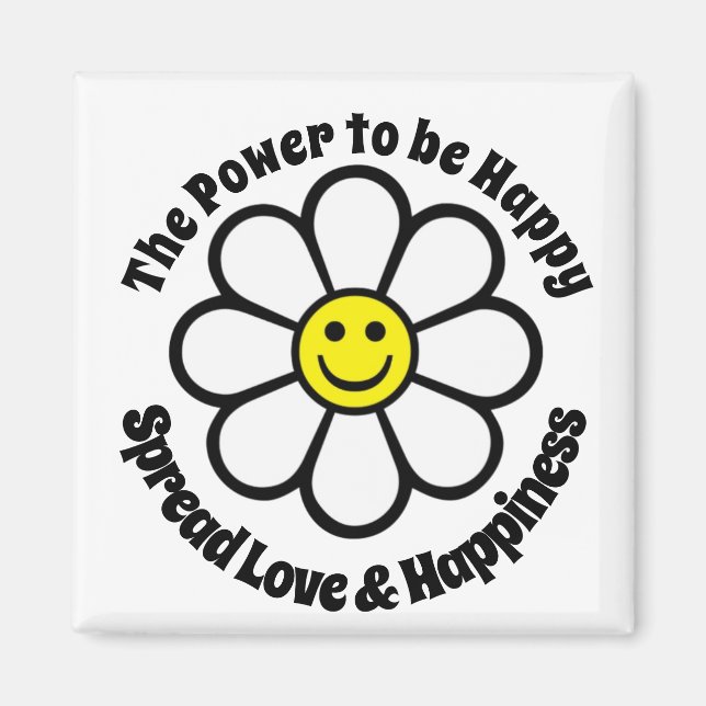THE POWER TO BE HAPPY MAGNET (Front)