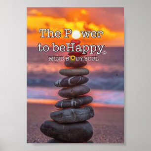 THE POWER TO BE HAPPY POSTER
