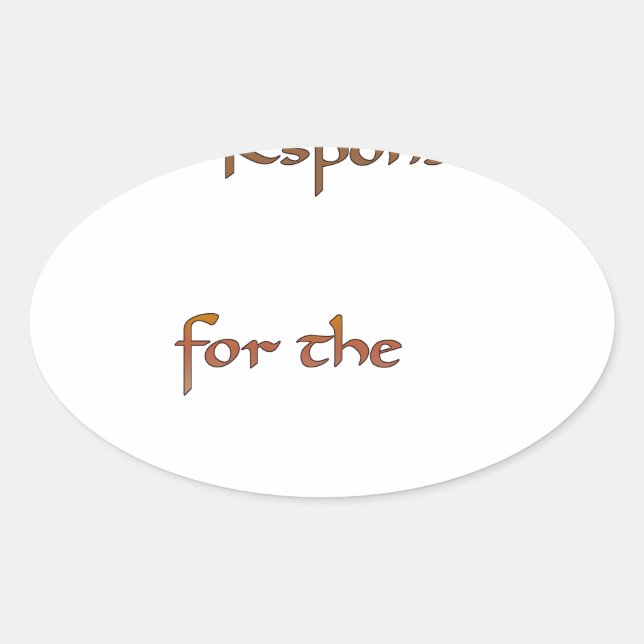 The Power Within: Energy Matters Oval Sticker (Front)