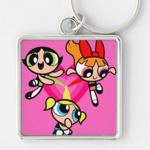 The powerpuff girls keychains