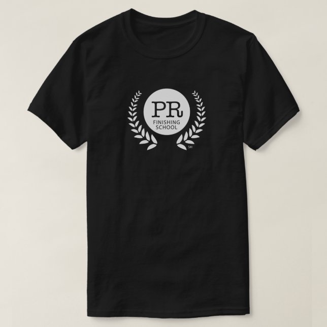 The PR Finishing School  T-Shirt (Design Front)