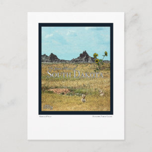 The Prairie Lands of South Dakota Postcard