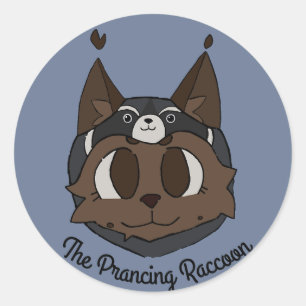 The Prancing Racoon Spirit Sticker