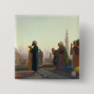 The Prayer, 1865 15 Cm Square Badge