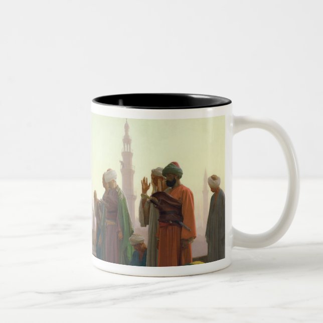 The Prayer, 1865 Two-Tone Coffee Mug (Right)