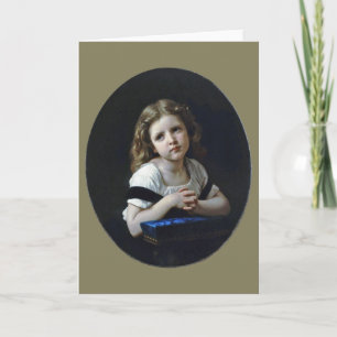 The Prayer, Bouguereau Card